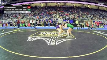 Girls-135 lbs Cons. Round 2 - Kaley Murphy, Fowlerville Hs Girls vs Paiglee Moldenhauer, Atlanta Hs Girls