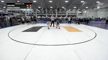 81 lbs Quarterfinal - Luke Crist, Top Flight Wrestling Academy vs Charlie Atkinson, Refinery WC