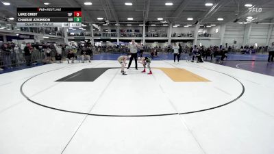 81 lbs Quarterfinal - Luke Crist, Top Flight Wrestling Academy vs Charlie Atkinson, Refinery WC