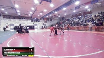 100 lbs Champ. Round 1 - Melanie Bermudez, Orange vs Joss Dawson, Redondo Union