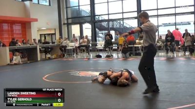 J-5 lbs 1st Place Match - Tyler Gerhold, DC Elite vs Landen Sweeting, The Royal