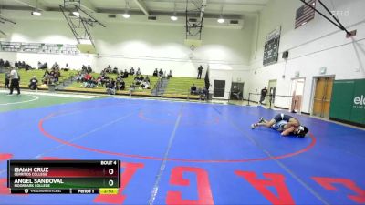 125 lbs Champ. Round 1 - Isaiah Cruz, Cerritos College vs Angel Sandoval, Moorpark College