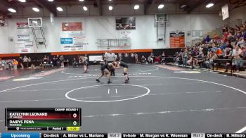 110 lbs Champ. Round 1 - Katelynn Leonard, St. Helens vs Dairys Pena, Riverside