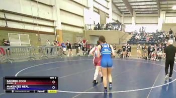 130 lbs Round 1 (10 Team) - Saoirse Cook, Alaska vs Makenzee Neal, Montana