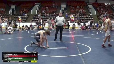 130 lbs Quarterfinal - Tyler Offenbecker, John Glenn vs Austin Garcia, Lawton