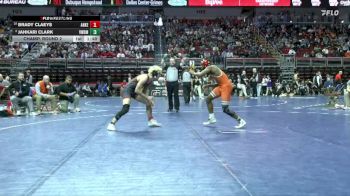 3A-144 lbs Champ. Round 2 - Brady Claeys, Ankeny vs JahKari Clark, Valley, West Des Moines
