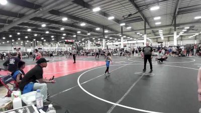 46 lbs Semifinal - Wolf Manuel, Wrightwood Wrestling Club vs Montana Coberly, Salem Elite Mat Club