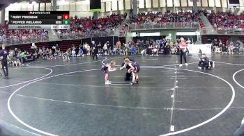 49-50 lbs Quarterfinal - Pepper Welanko, Nebraska Elite Wrestling Club vs Ruby Freeman, League Of Heroes