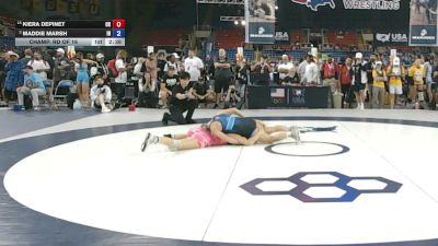 140 lbs Champ. Rd Of 16 - Kiera Depinet, Ohio vs Maddie Marsh, Indiana