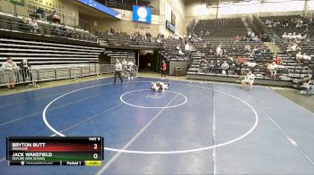 153 lbs Cons. Round 2 - Bryton Butt, Ridgeline vs Jack Wakefield, Skyline High School