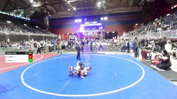 57 lbs Quarterfinal - Demetrius Lopez, Brighton WC vs Jett Plant, Top Of The Rock WC