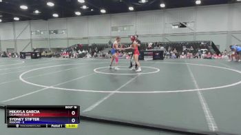 120 lbs Placement Matches (8 Team) - Mikayla Garcia, California Blue vs Sydney Stifter, Missouri