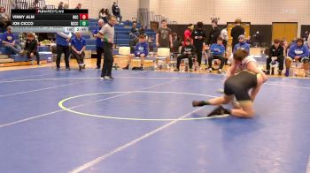 165 lbs Cross Bracket (8 Team) - Vinny Alm, Rochester Tech vs Joe Cicco, Niagara CC