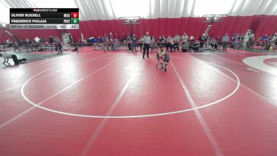 8U True Beginner - 63-69 Champ. Round 3 - Frederick Pihlaja, Pardeeville Boys Club Youth Wrestling vs Oliver Russell, Wisconsin