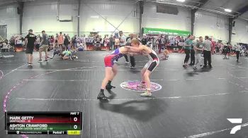 120 lbs Cons. Semi - Mark Getty, Unattached vs Ashton Crawford, The Storm Center Wrestling