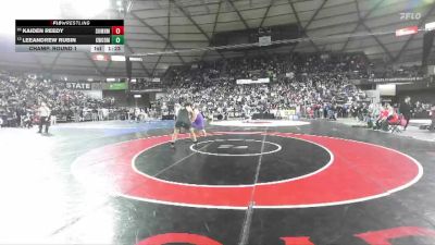 Boys 4A 285 lbs Champ. Round 1 - LeeAndrew Rubin, Kentwood vs Kaiden Reedy, Sumner