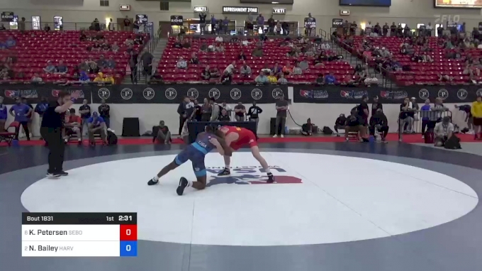 61 kg Semis - Kale Petersen, Sebolt Wrestling Academy vs Nasir Bailey ...