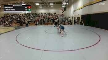 135 lbs Quarterfinal - Vivian Ewing, Frisco Lone Star vs Teagan Gill, Hurst L.D Bell