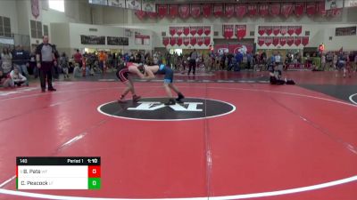 140 lbs Champ. Round 1 - Brody Pate, Wrestling Factory vs Caden Peacock, LITTLE FALLS