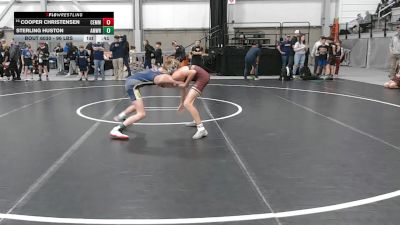 96 lbs Champ. Rd Of 32 - Sterling Huston, Ambush Wrestling vs Cooper Christensen, Cle Elum Mat Miners Wrestling Club