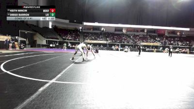 165 lbs Consi Of 8 #1 - Keith Mincin, Mercyhurst vs Diego Barron, Life