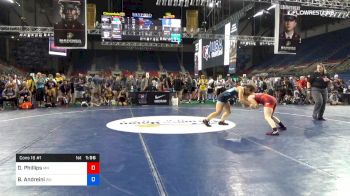 117 lbs Cons 16 #1 - Darcy Phillips, Minnesota vs Bella Andreini, Washington