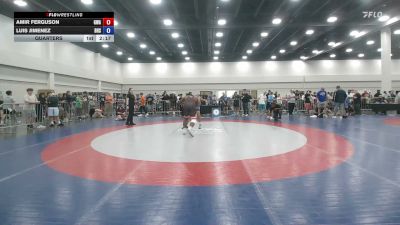 285 lbs Quarters - Amir Ferguson, Glasgow Wrestling Academy vs Luis Jimenez, Brandon High School