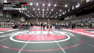 115 lbs Cons. Round 3 - Katie Hartgraves, Ozark vs Addi Metcalf, Paola