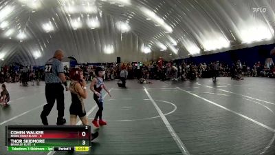 44 lbs Round 1 (10 Team) - Cohen Walker, Rising Kingz Black vs Thor Skidmore, Brawler Elite