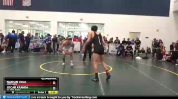 160 lbs Quarterfinal - Oscar Aranda, St. John Bosco vs Nathan Cruz, Northview