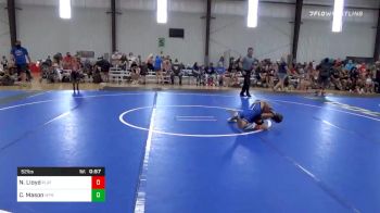 52 lbs Prelims - Nathen Lloyd, Plattsburg Youth vs Carter Mason, Mpr