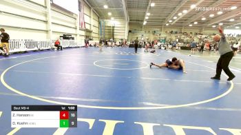 145 lbs Rr Rnd 1 - Zach Hanson, Beast Of The East vs Orrin Kuehn, Hobo Wrestling