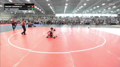 106 lbs Quarterfinal - Vincent Orandello, NY vs Trey Kessinger, AZ