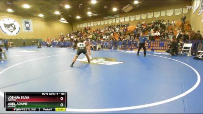 165 lbs Cons. Round 6 - Axel Adame, Lompoc vs Joshua Silva, Mayfair