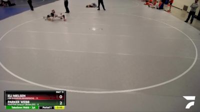 60 lbs Semis & 1st Wrestleback (8 Team) - Parker Webb, Fosston-Bagley Brawlers vs Eli Nielsen, LSH (LeSueur/Henderson)