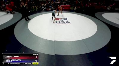 113 lbs Round 1 (16 Team) - Lorenzo Reyes, LAWA-FR vs Makai Van Natta, KTWA-FR