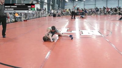 60 lbs Round 4 - 1:30pm Friday - Brody Owens, POWA vs Kai Burns, Minions