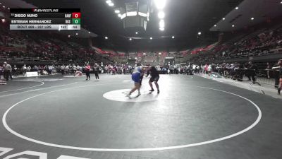 287 lbs Consi Of 8 #1 - Diego Nuno, Hanford vs Esteban Hernandez, Dos Palos