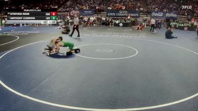 D 1 106 lbs Champ. Round 1 - Anthony Carrion, Lafayette vs Stephen Rene, East Ascension