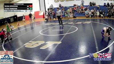110-116 lbs Round 4 - Olivia Stockton, General McLane vs Alivia Hamilton, Bad Karma