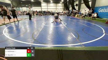 135 lbs Quarterfinal - Ethan Rothman, Team Tugman vs BENJAMIN Aguilar, Team Alien Spaceship