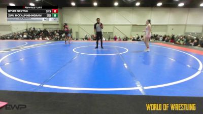 125 lbs Rr Rnd 3 - Rylee Sexton, SOTM Big vs Zuri McCalpine-Ingram, Storm Wrestling Center