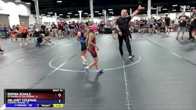 50 lbs Round 3 (8 Team) - Sophia Schulz, U2 Women Of The Uprising vs Delaney Coleman, Cordoba Trained