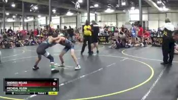 95 lbs Round 4 (6 Team) - Andres Rojas, Steel Valley vs Micheal Klein, Untouchables White