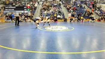 124 lbs Semifinal - Ava Sommers, Walsh Jesuit High School vs Mia Scalise, Ringgold Hs