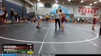 115/122 Round 1 - Dayton Daniel, Pelion Youth Wrestling vs Brayden Hill, Titan Wrestling Academy