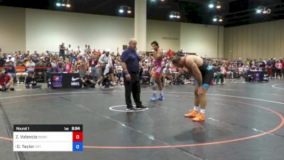 92 kg Round 1 - Zahid Valencia, Sunkist Kids Wrestling Club vs David Taylor, Cowboy RTC/ TMWC