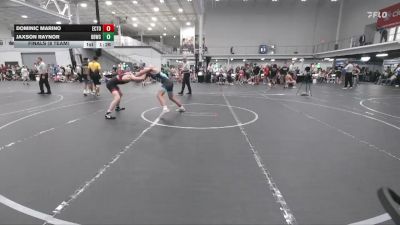 138 lbs Finals (8 Team) - Dominic Marino, East Coast Time Out vs Jaxson Raynor, Barn Brother WC