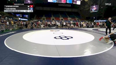 132 lbs Champ. Rd Of 32 - Stephen Myers, WV vs Liam Neitzel, WI