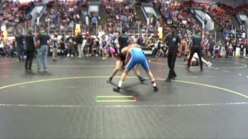 126 lbs Semifinal - Brody Briggs, Fenton WC vs Jacob Thompson, Michigan Grappler RTC